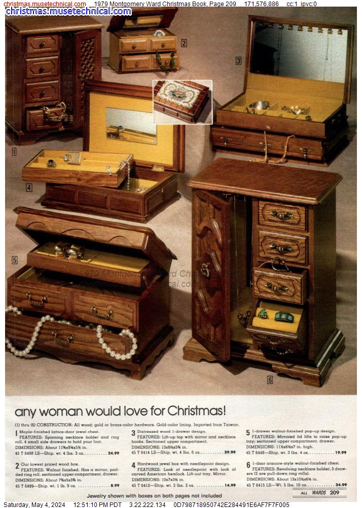 1979 Montgomery Ward Christmas Book, Page 209