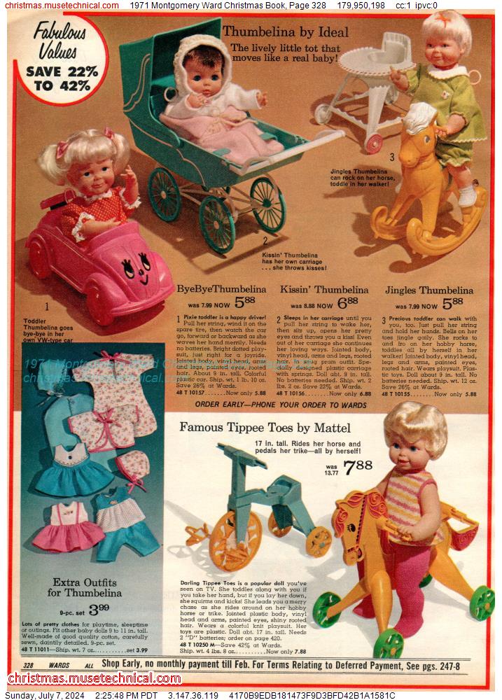 1971 Montgomery Ward Christmas Book, Page 328