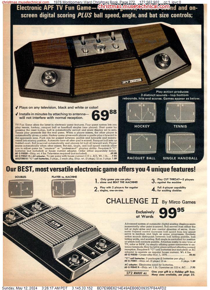 1976 Montgomery Ward Christmas Book, Page 272