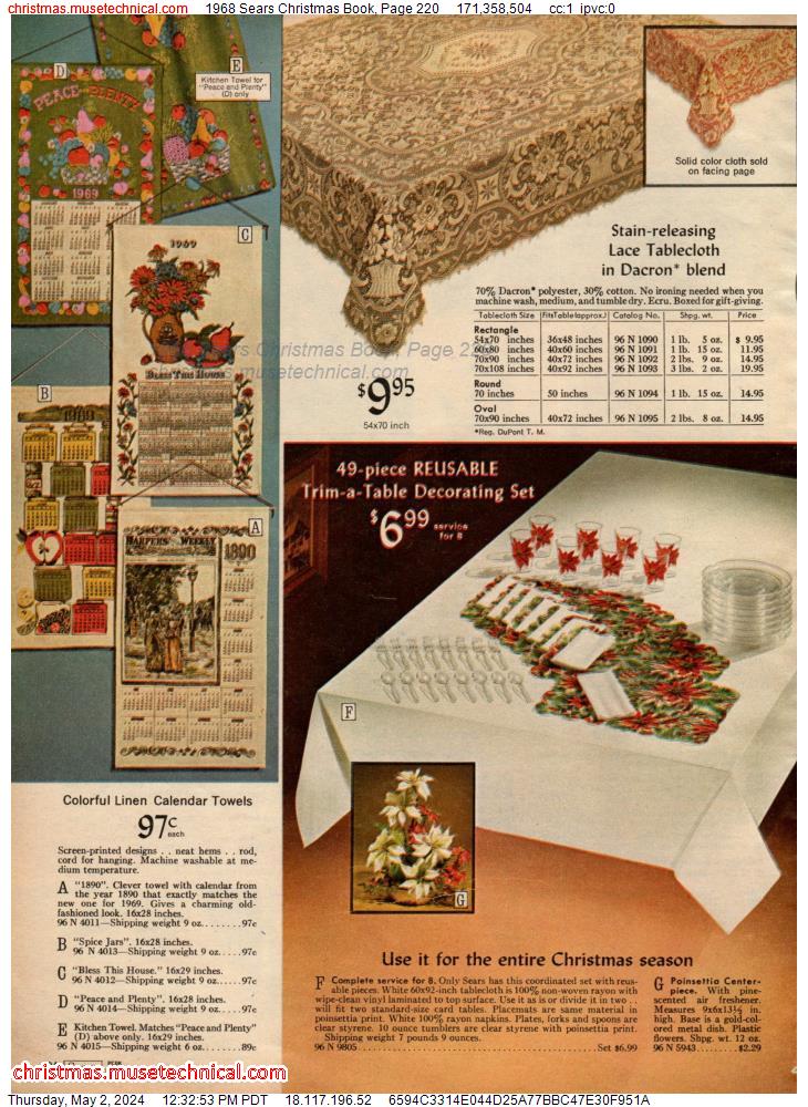 1968 Sears Christmas Book, Page 220
