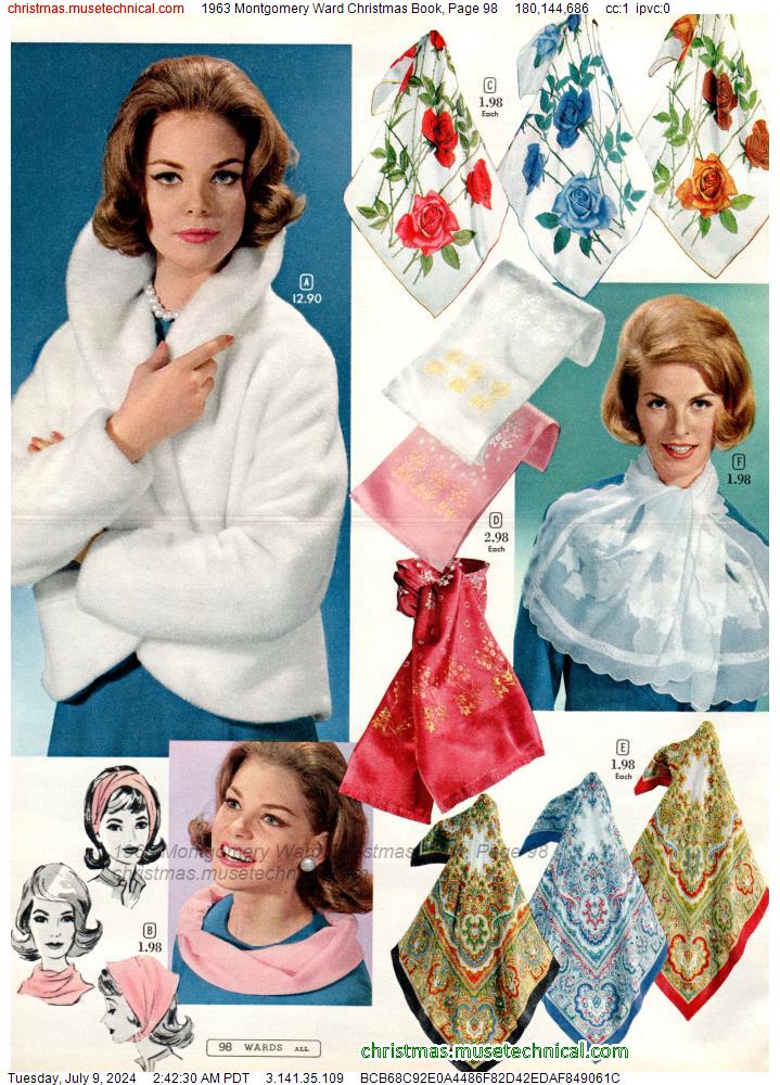 1963 Montgomery Ward Christmas Book, Page 98