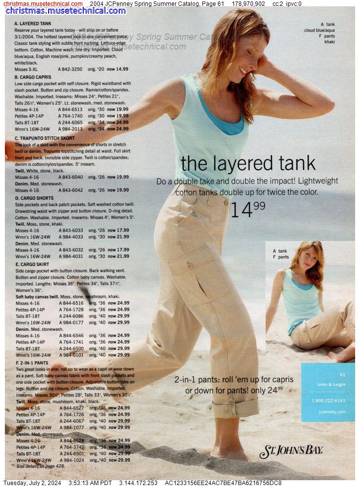 2004 JCPenney Spring Summer Catalog, Page 61