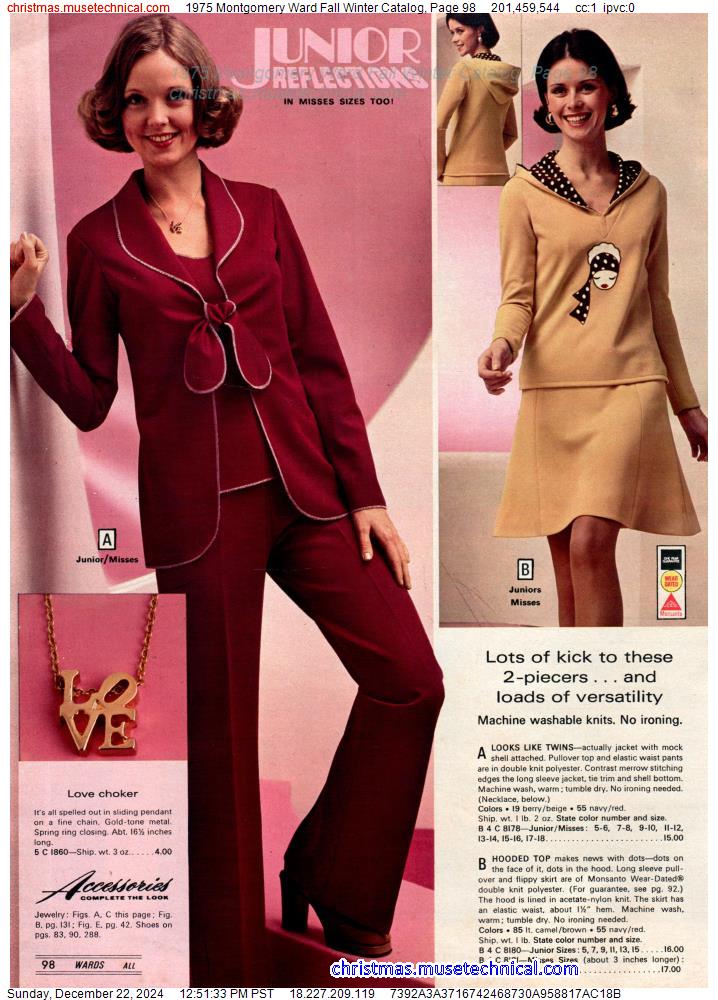 1975 Montgomery Ward Fall Winter Catalog, Page 98