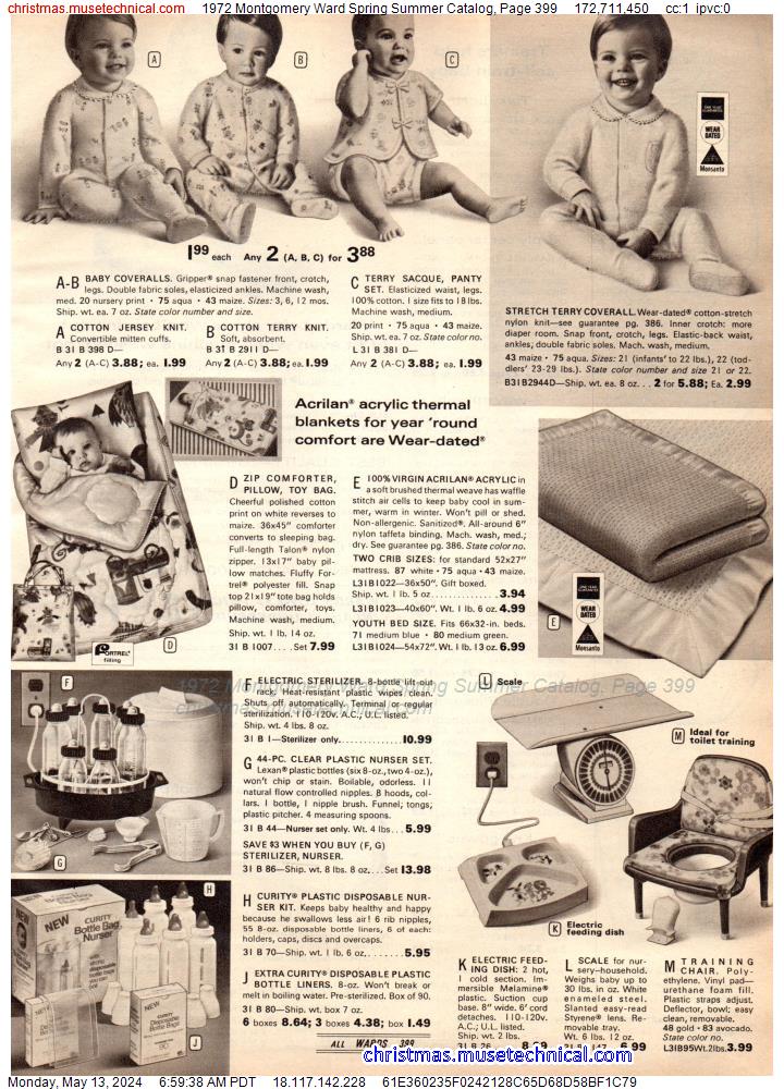 1972 Montgomery Ward Spring Summer Catalog, Page 399