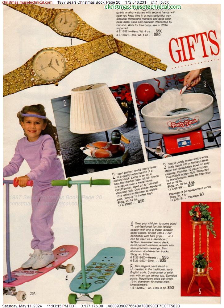 1987 Sears Christmas Book, Page 20