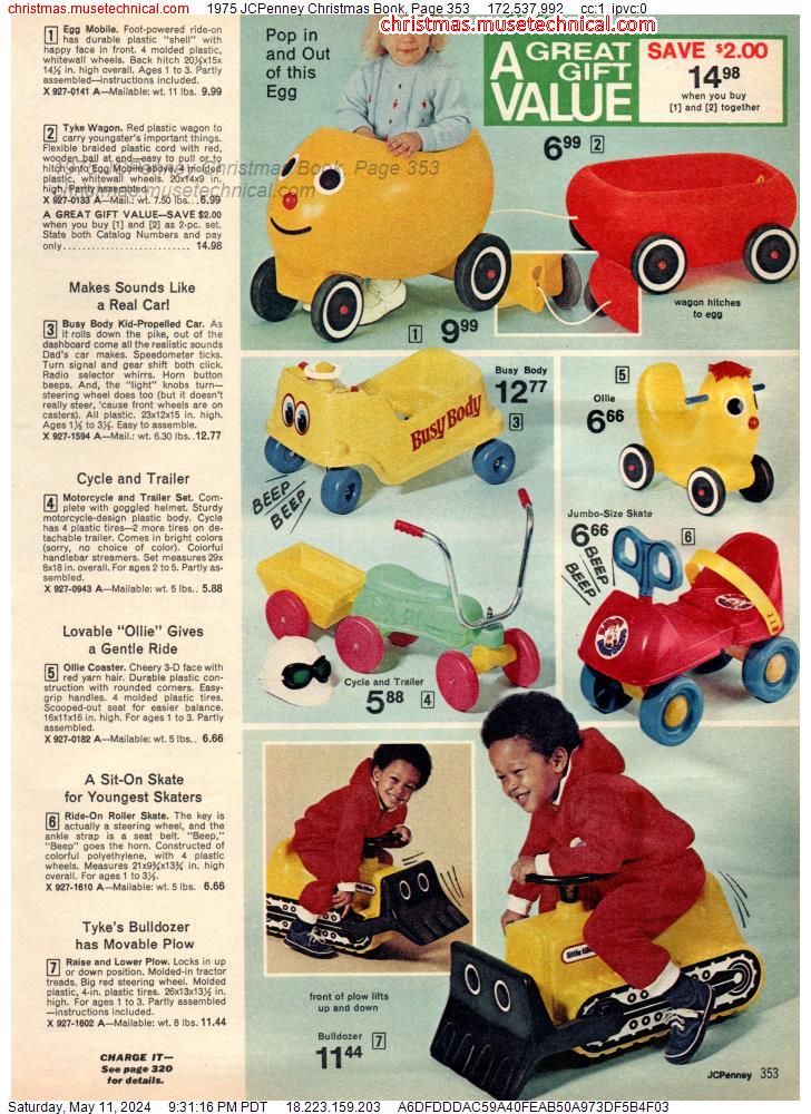 1975 JCPenney Christmas Book, Page 353