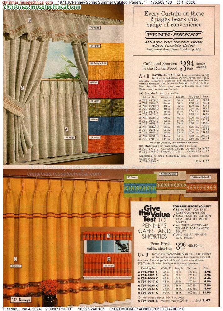 1971 JCPenney Spring Summer Catalog, Page 954