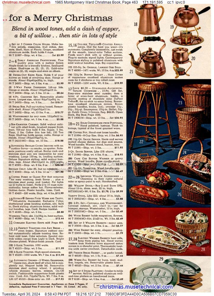 1965 Montgomery Ward Christmas Book, Page 463