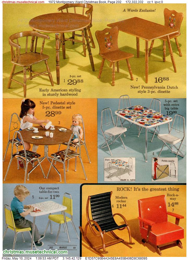 1972 Montgomery Ward Christmas Book, Page 202