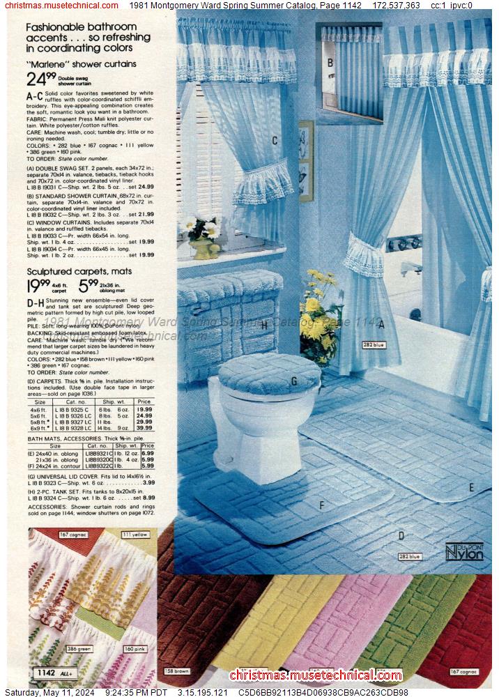 1981 Montgomery Ward Spring Summer Catalog, Page 1142