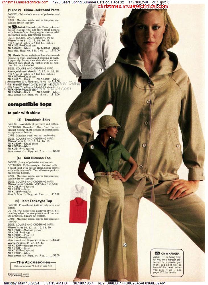 1978 Sears Spring Summer Catalog, Page 32