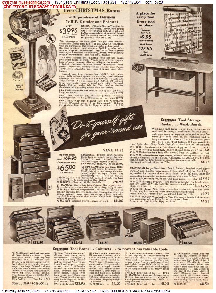 1954 Sears Christmas Book, Page 324