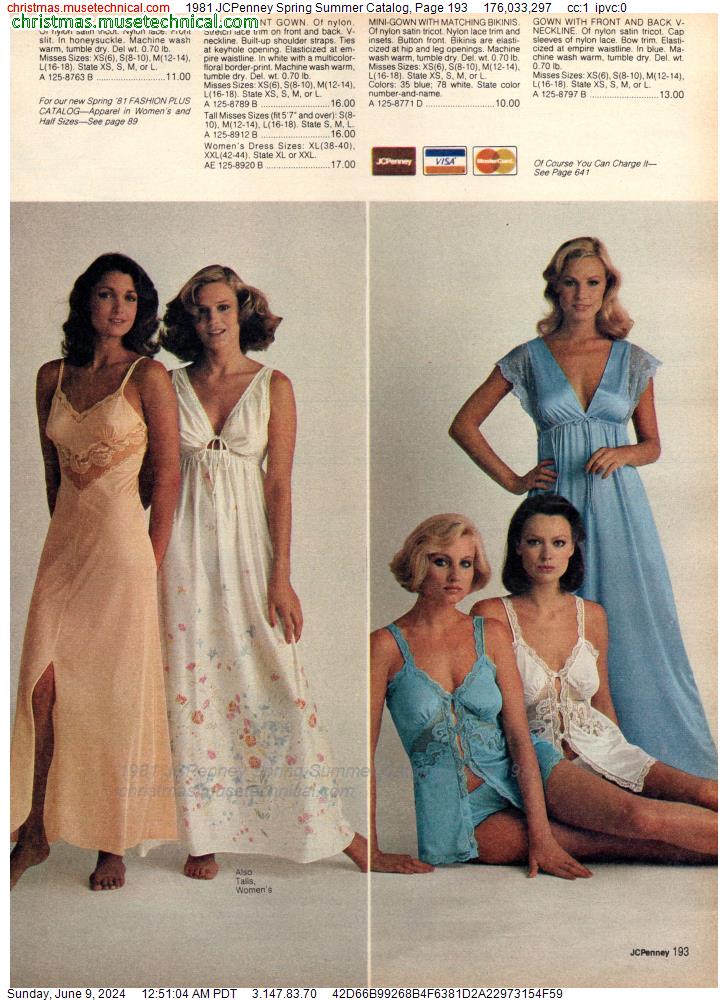 1981 JCPenney Spring Summer Catalog, Page 193
