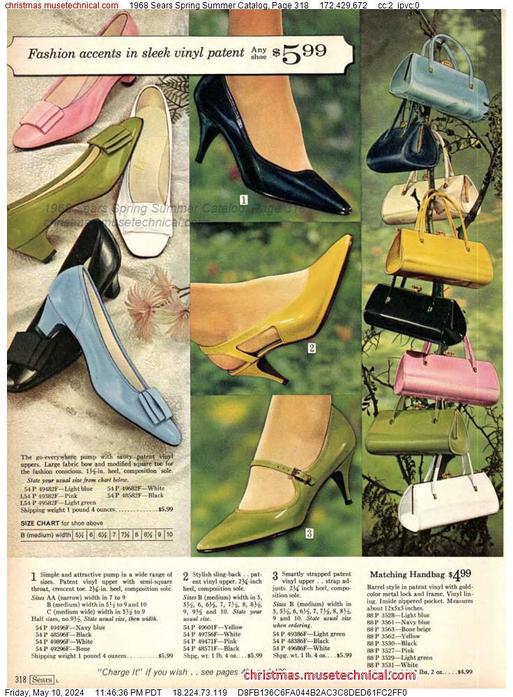 1968 Sears Spring Summer Catalog, Page 318