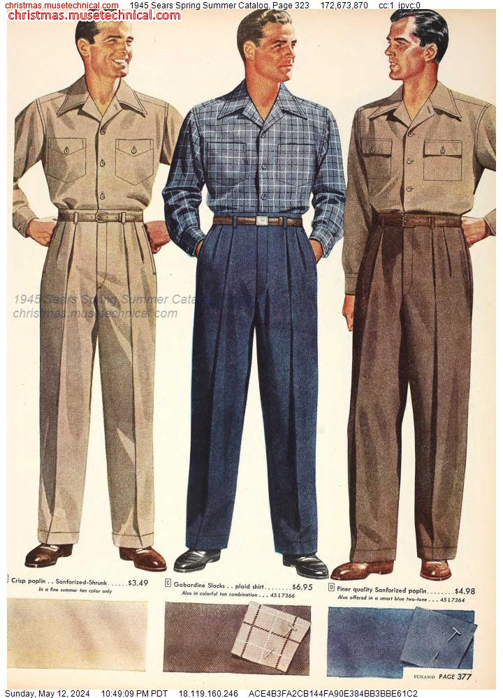 1945 Sears Spring Summer Catalog, Page 323