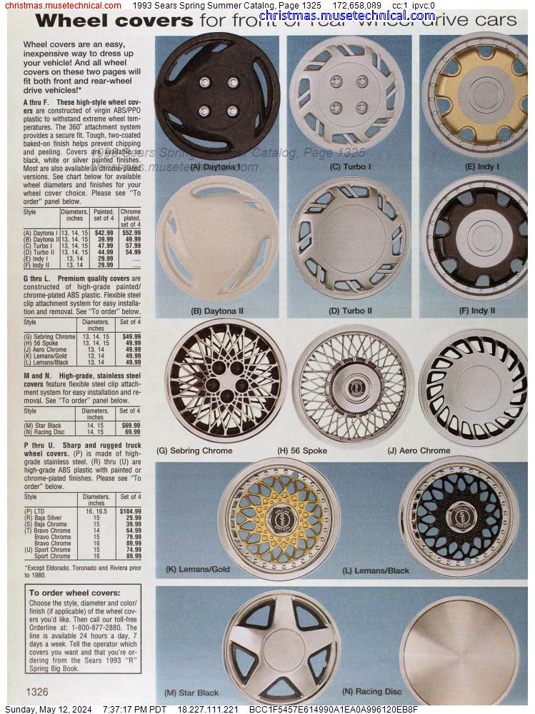 1993 Sears Spring Summer Catalog, Page 1325
