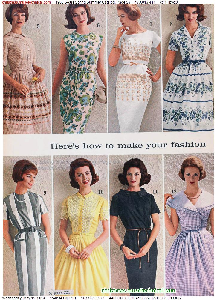 1963 Sears Spring Summer Catalog, Page 53