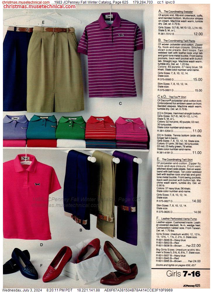 1983 JCPenney Fall Winter Catalog, Page 625