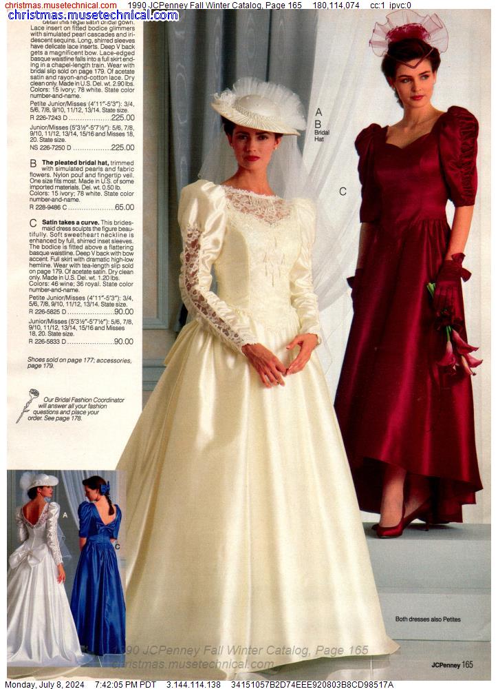1990 JCPenney Fall Winter Catalog, Page 165