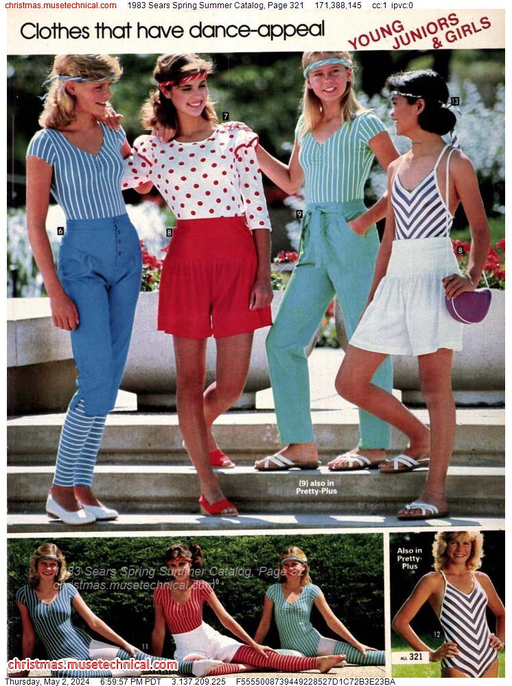 1983 Sears Spring Summer Catalog, Page 321