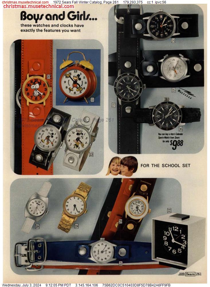 1972 Sears Fall Winter Catalog, Page 261