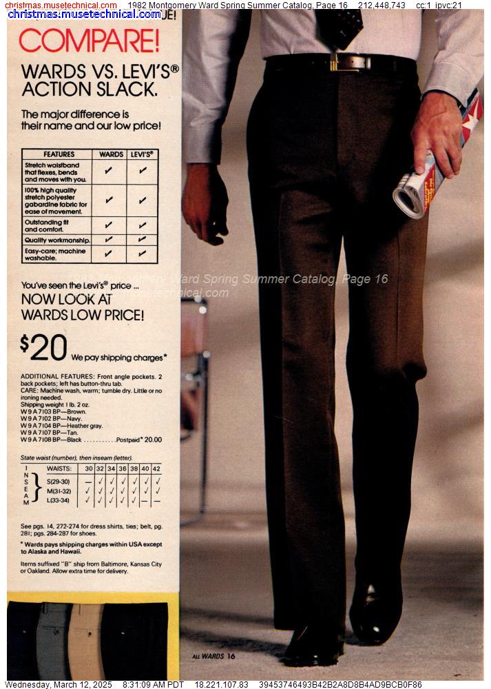 1982 Montgomery Ward Spring Summer Catalog, Page 16