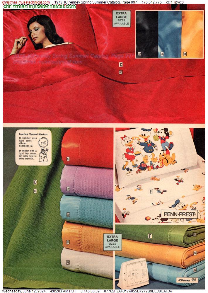 1973 JCPenney Spring Summer Catalog, Page 997