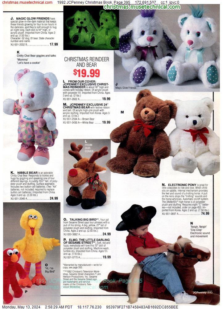 1992 JCPenney Christmas Book, Page 395