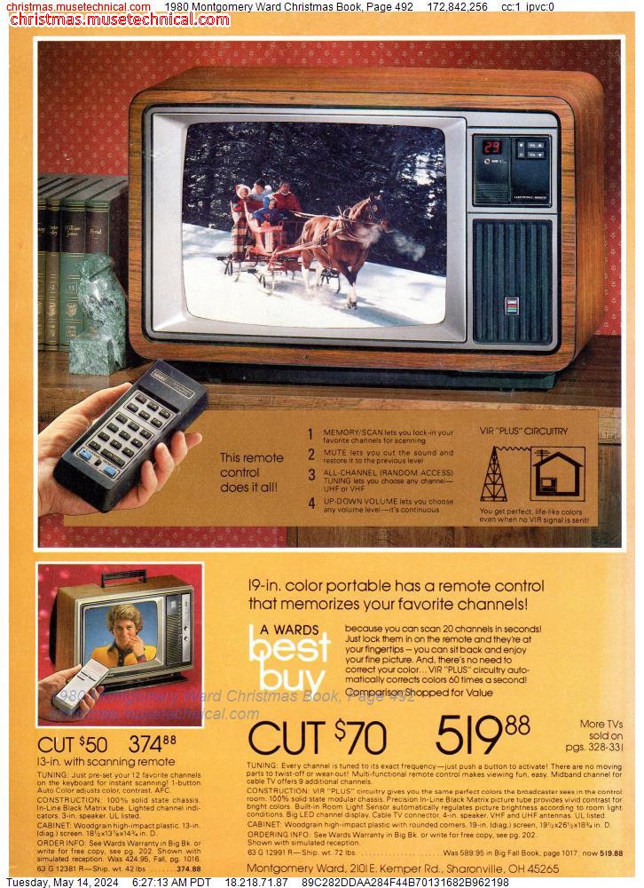 1980 Montgomery Ward Christmas Book, Page 492