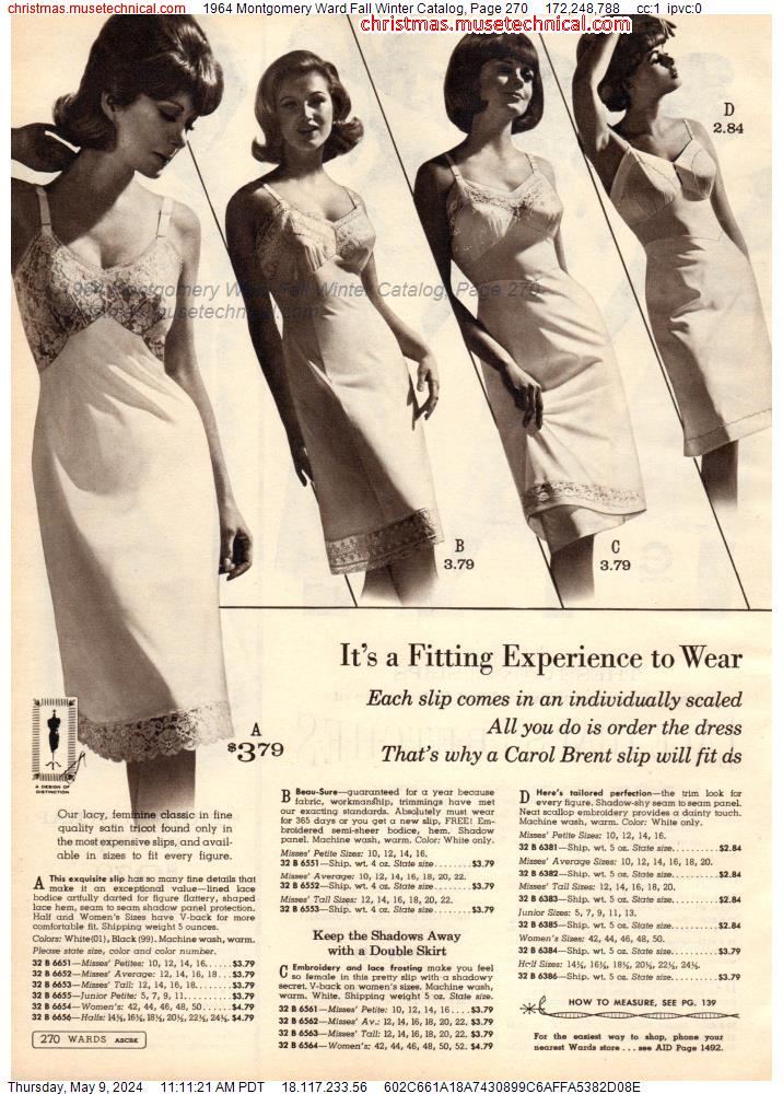 1964 Montgomery Ward Fall Winter Catalog, Page 270