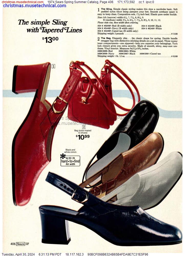 1974 Sears Spring Summer Catalog, Page 406