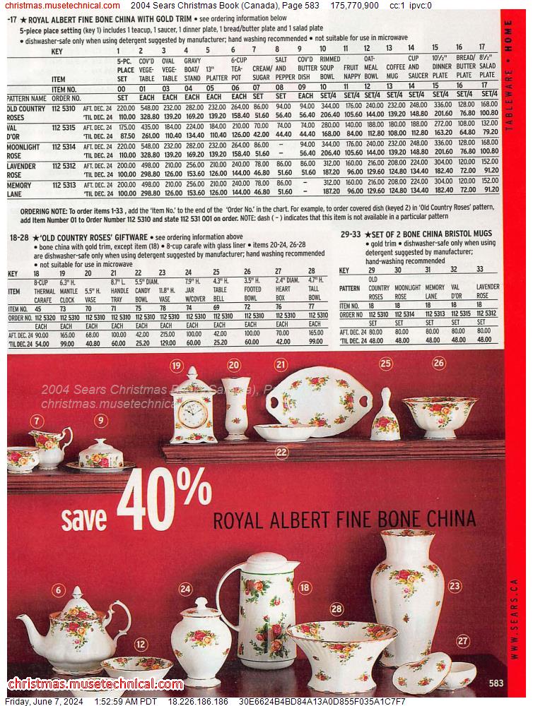 2004 Sears Christmas Book (Canada), Page 583