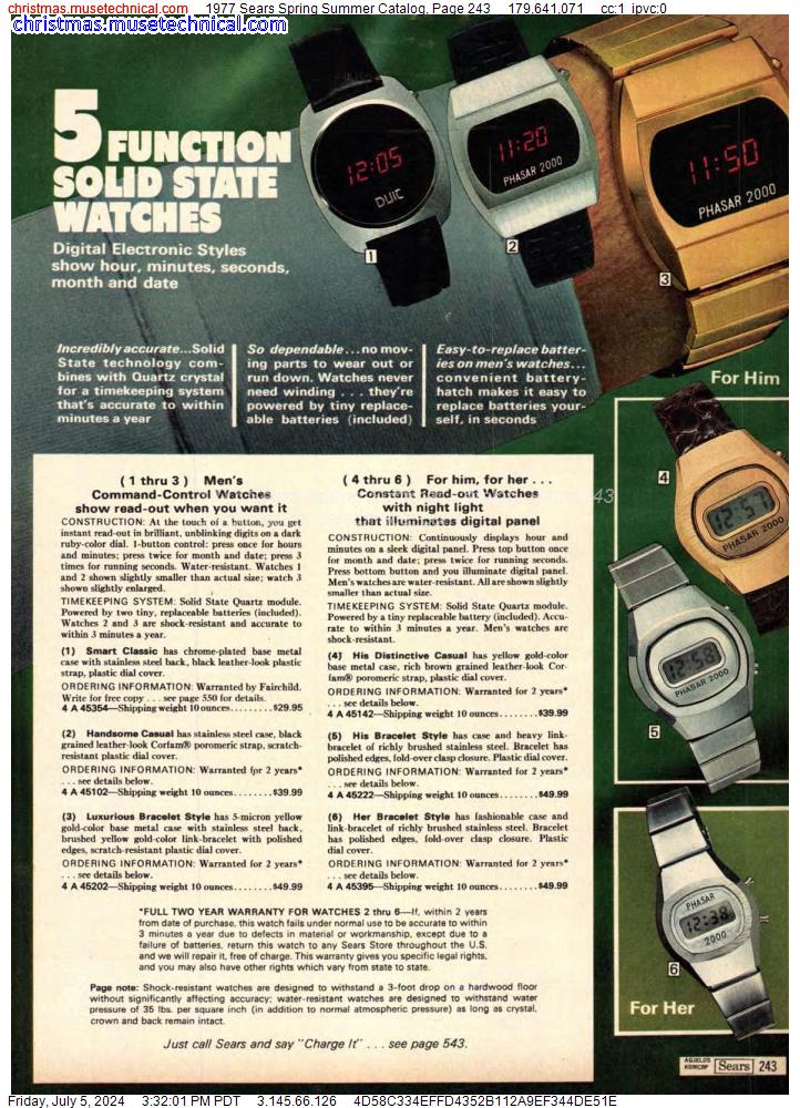 1977 Sears Spring Summer Catalog, Page 243