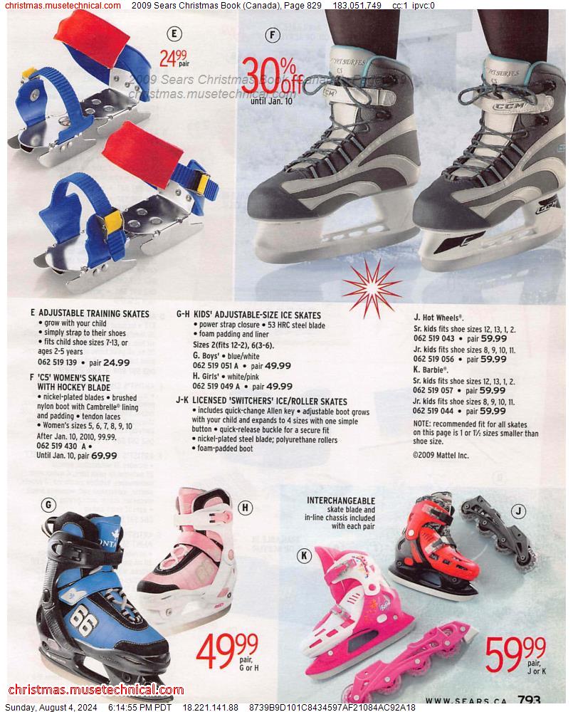 2009 Sears Christmas Book (Canada), Page 829