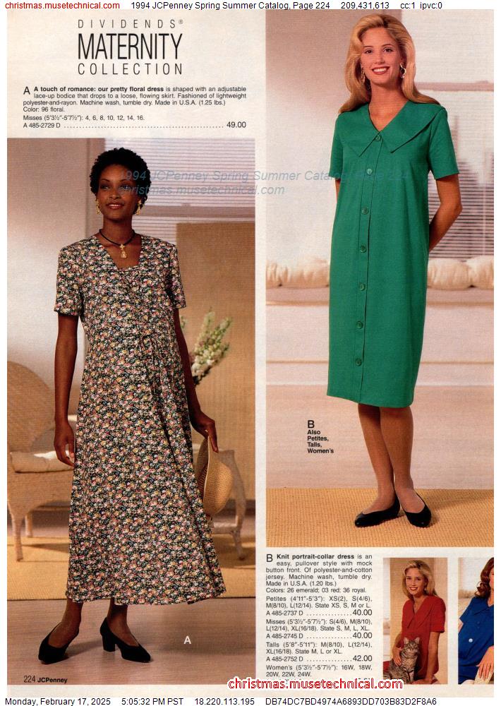 1994 JCPenney Spring Summer Catalog, Page 224