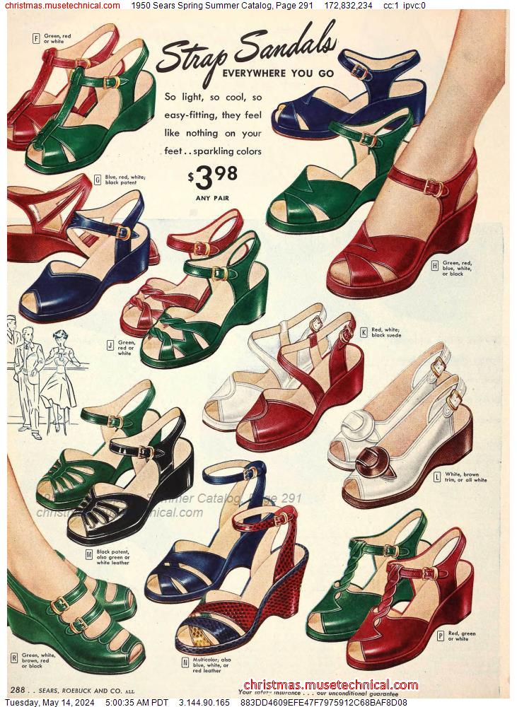 1950 Sears Spring Summer Catalog, Page 291