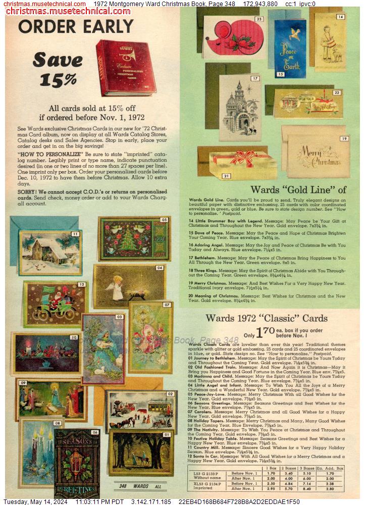 1972 Montgomery Ward Christmas Book, Page 348