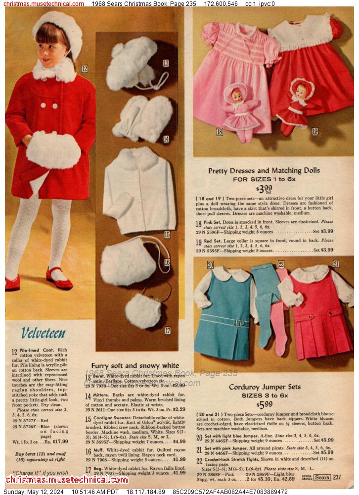 1968 Sears Christmas Book, Page 235
