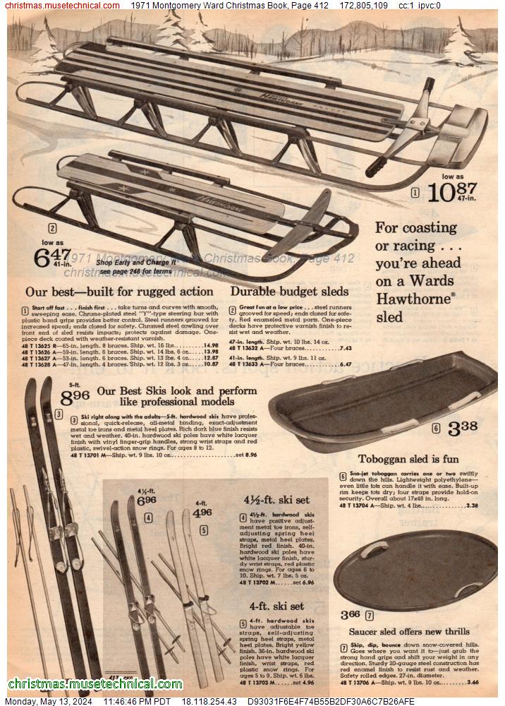 1971 Montgomery Ward Christmas Book, Page 412
