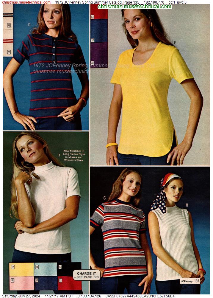 1972 JCPenney Spring Summer Catalog, Page 135