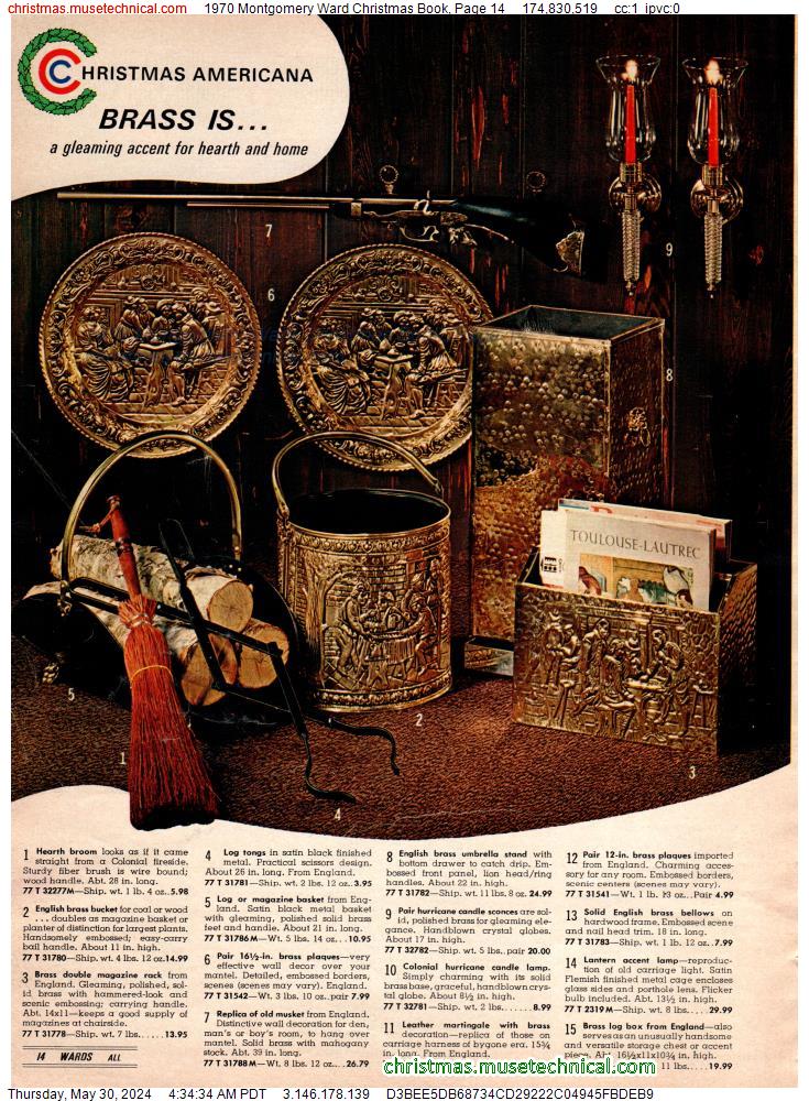 1970 Montgomery Ward Christmas Book, Page 14