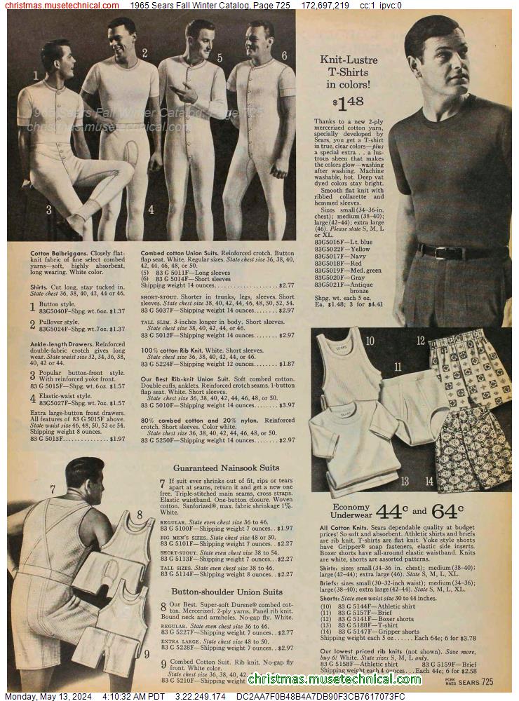 1965 Sears Fall Winter Catalog, Page 725