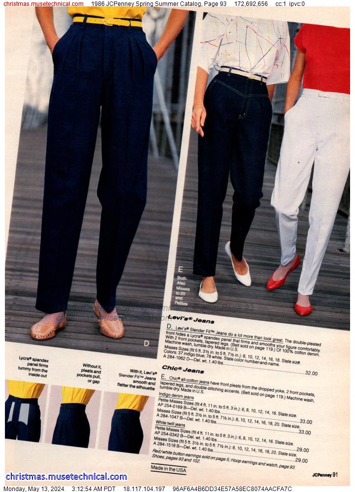 1986 JCPenney Spring Summer Catalog, Page 93