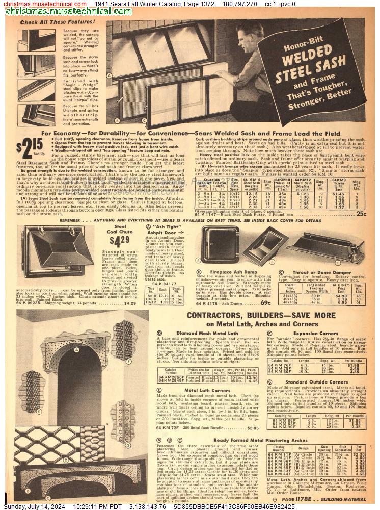 1941 Sears Fall Winter Catalog, Page 1372