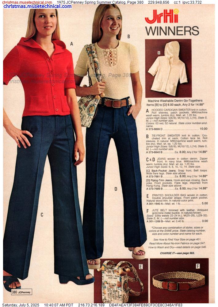 1975 JCPenney Spring Summer Catalog, Page 380