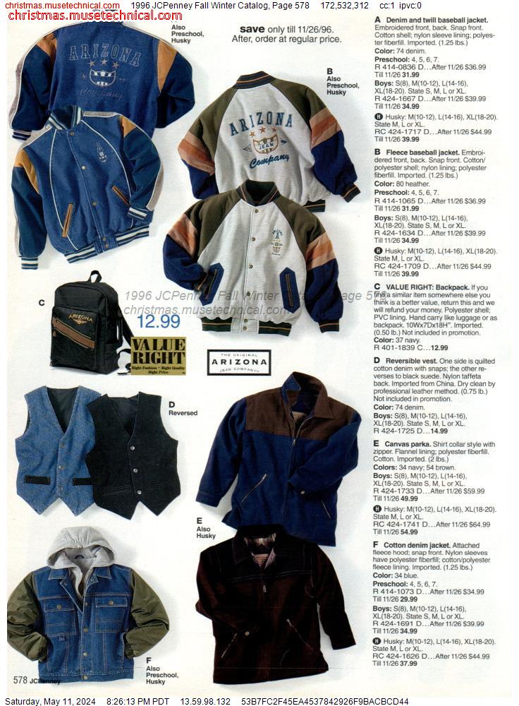 1996 JCPenney Fall Winter Catalog, Page 578