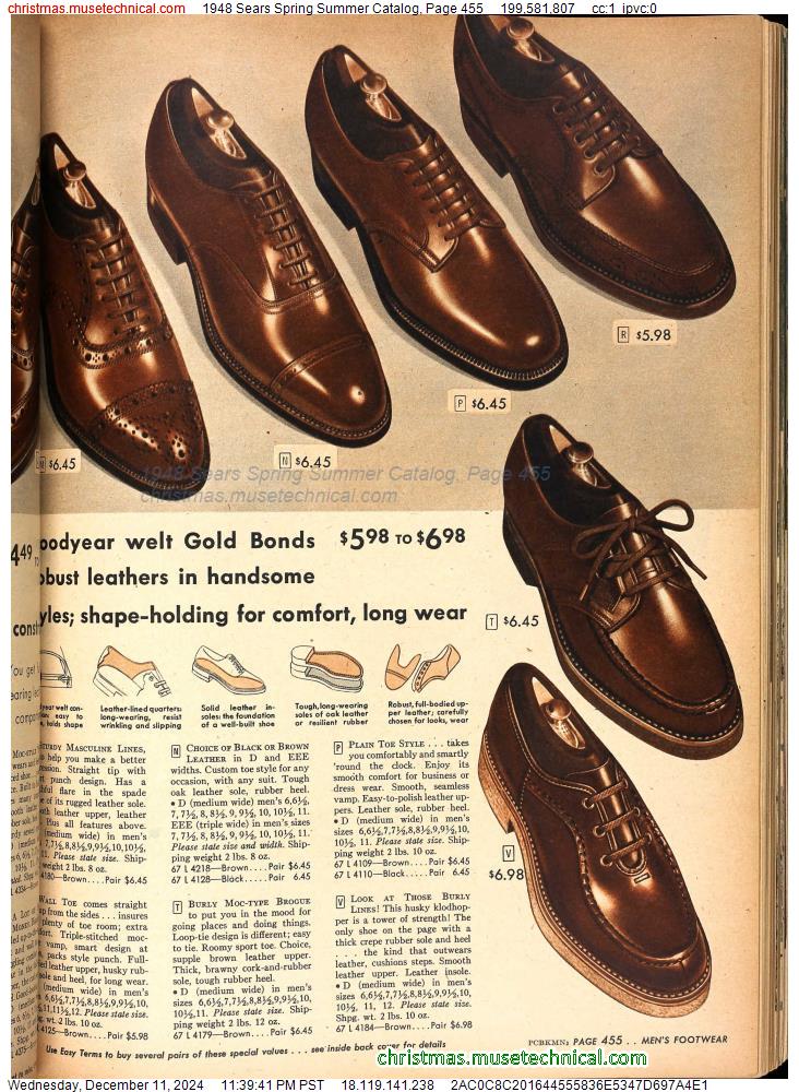 1948 Sears Spring Summer Catalog, Page 455