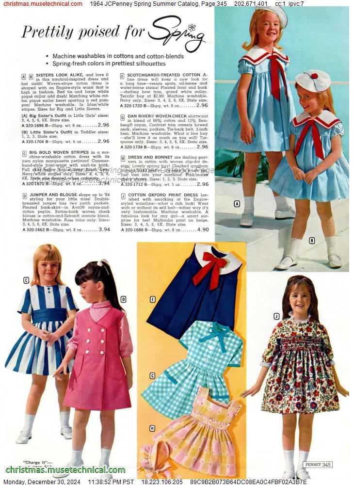 1964 JCPenney Spring Summer Catalog, Page 345