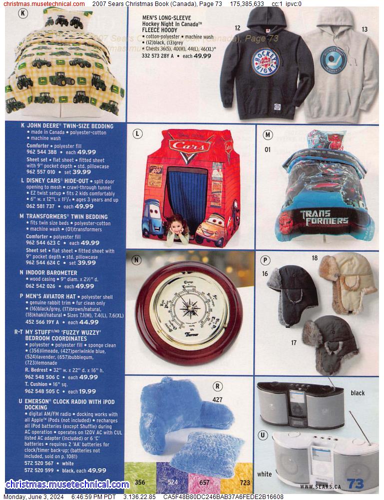 2007 Sears Christmas Book (Canada), Page 73