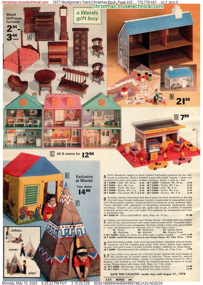 1977 Montgomery Ward Christmas Book, Page 432